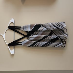 New York & Company Women's dressy tank top, size S, criss cross back